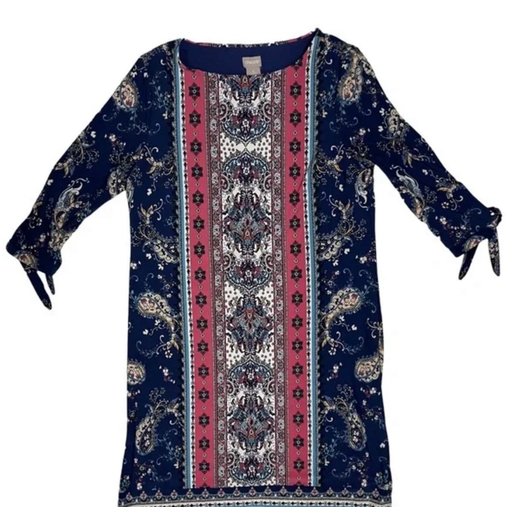 Chico’s size 2 dress with sleeves.